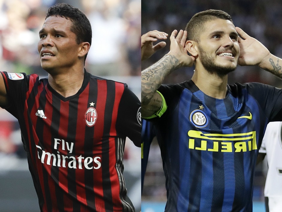 AC Milan dan Inter Milan akan kembali memanaskan rivalitas pertandingan sepak bola akhir pekan ini