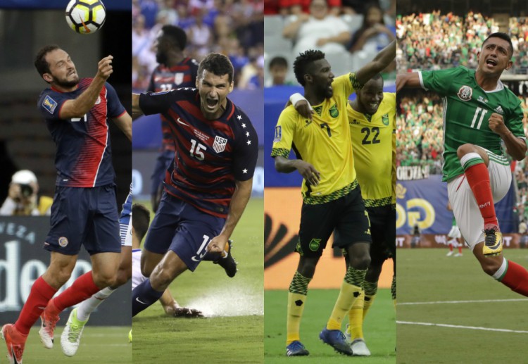 Bertaruh online mendukung the Stars and Stripes saat mereka melawan Kosta Rika di semi-final Gold Cup