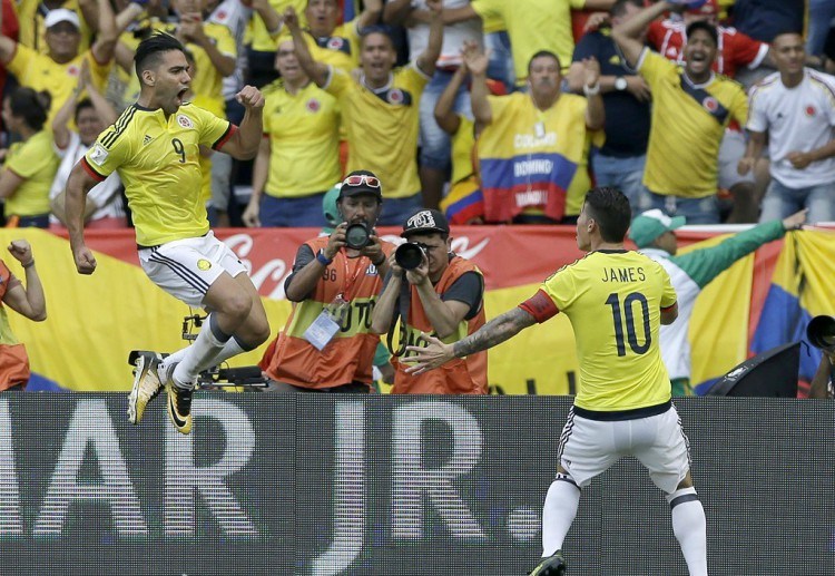 Bursa taruhan mengunggulkan Kolombia dalam pertandingan kualifikasi Piala Dunia mereka melawan Paraguay