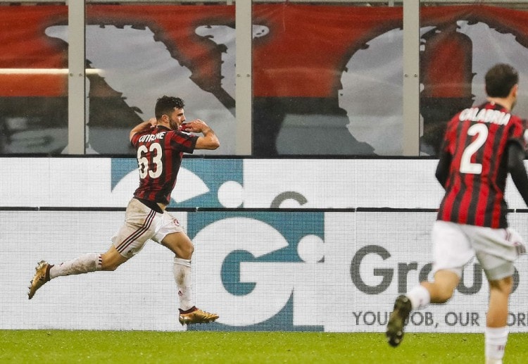 Football betting fans of AC Milan are delighted with the team's victory against strong rivals Inter