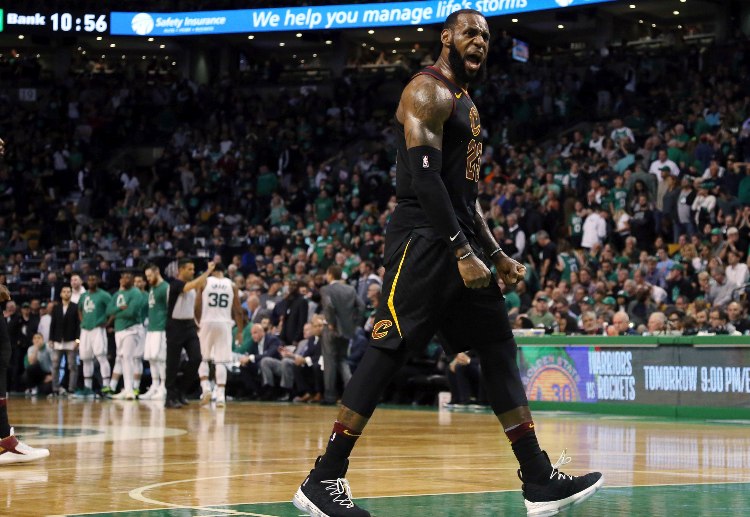 LeBron James thắng típ cược thể thao trong trận đấu với Boston Celtics