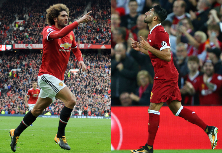 Transfer rumours claim Marouane Fellaini and Emre Can will be playing Italian football games next season 