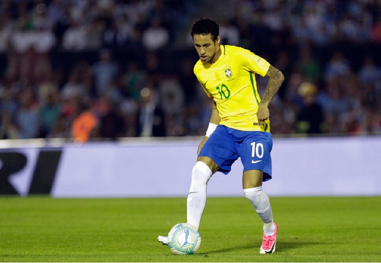 Neymar menjadi tumpuan Brasil di lini depan saat Piala Dunia di Rusia.