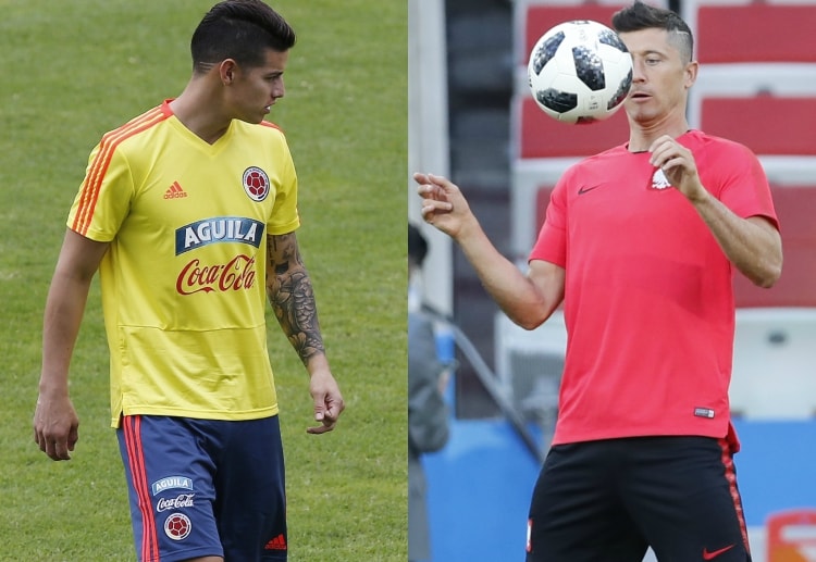 World Cup 2018 will be treated with a show as James Rodriguez and Robert Lewandowski battle for greatness