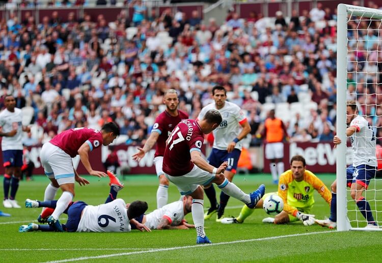 Javier Hernandez tries to give hope to West Ham United but failed during Premier League match against Bournemouth