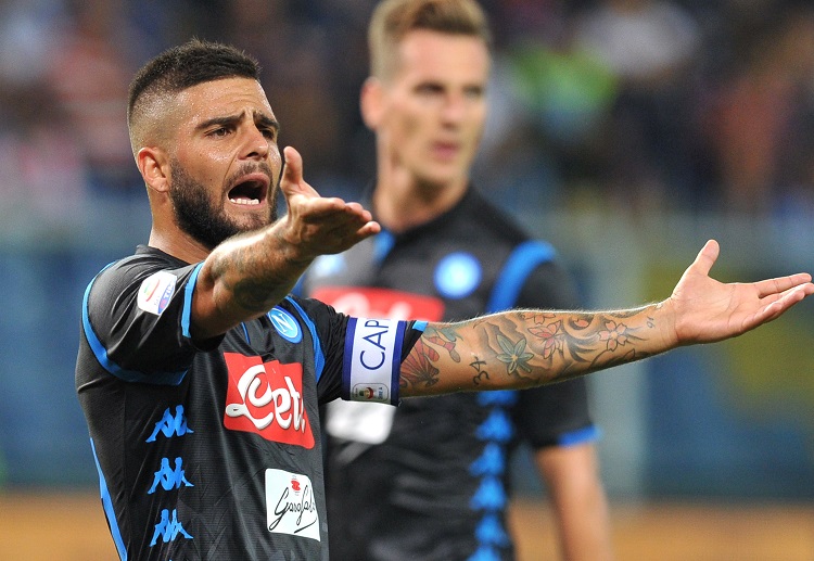 Lorenzo Insigne the main dangermen vs Fiorentina in Serie A