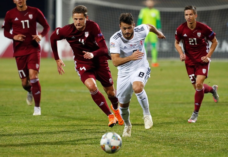 Georgia were promoted to League C following their UEFA Nations League win over Latvia