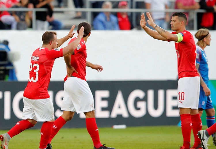 UEFA Nations League: Thụy Sỹ đang chiếm ngôi đầu bảng 2 của League A