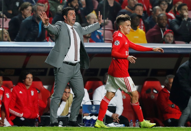 Under-fire boss Rui Vitoria only managed to get a Champions League draw for his Benfica squad