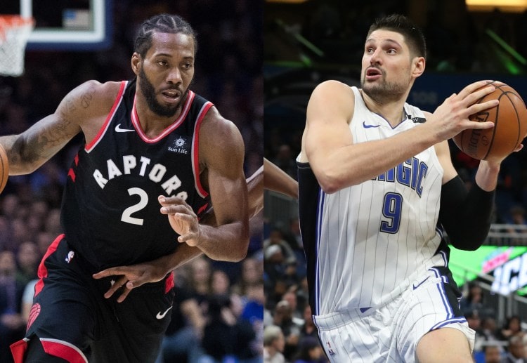 Nikola Vucevic hopes to continue Orlado Magic's winning streak by beating Toronto Raptors in NBA