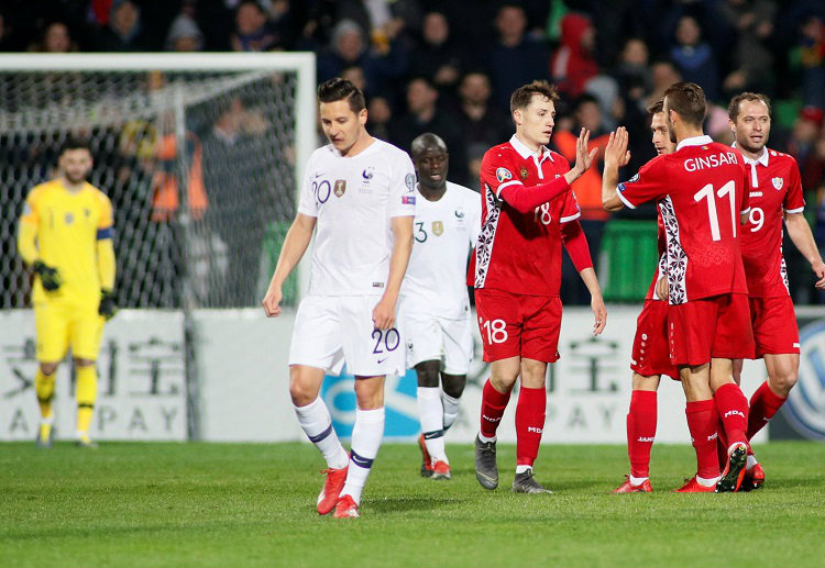 Vladimir Ambros score his first international goal in Euro 2020 game vs France