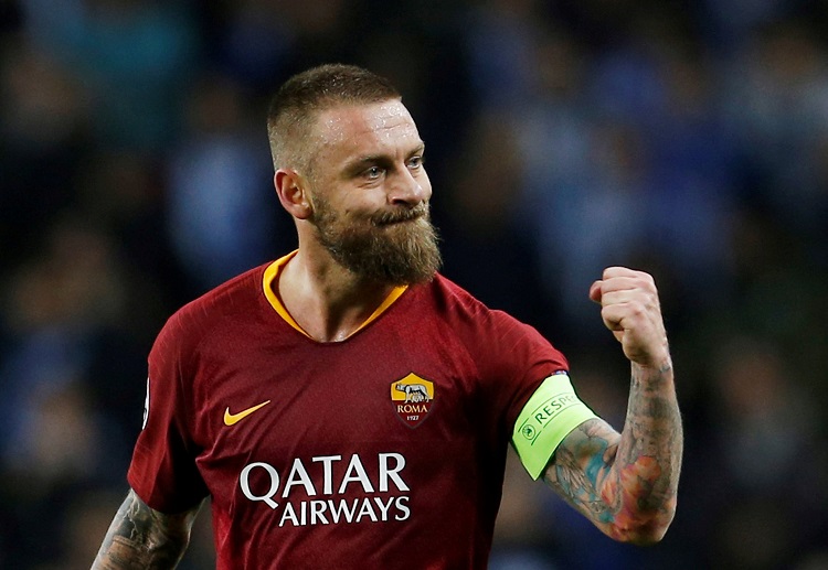 De Rossi là cầu thủ có số lần ra trận cao thứ hai của AS Roma