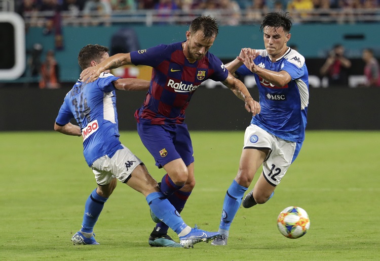 Highlights tỷ lệ kèo giao hữu 2019 Napoli 1-2 Barcelona: Không Messi vẫn thắng