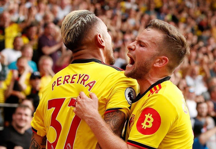 Roberto Pereyra and Tom Cleverley scores as Watford beat Arsenal in the Premier League