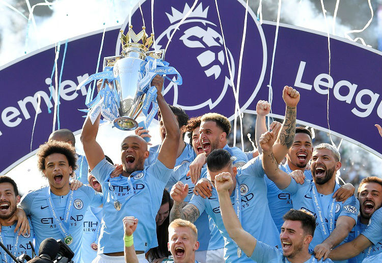 Manchester City won the 2017–18 Premier League title