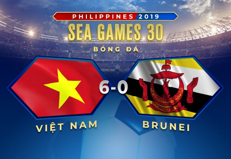 Highlights SEA Game 2019 U22 Vietnam 6-0 U22 Brunei: Khởi đầu như mơ