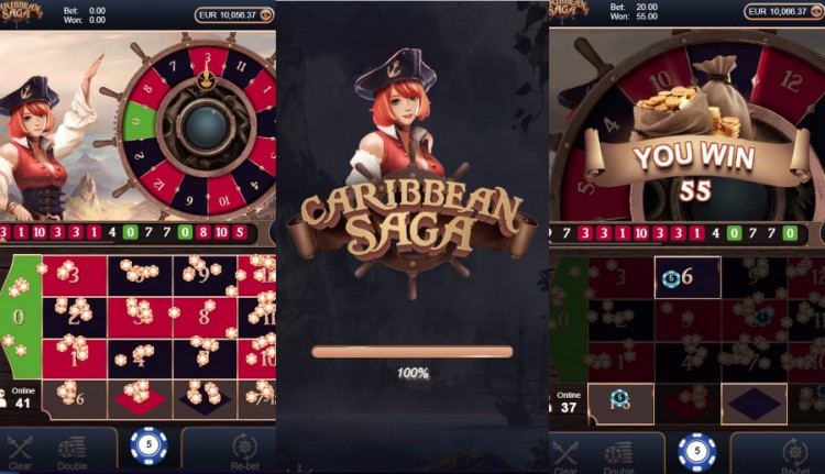 เกมรูเล็ตต์ออนไลน์กับ Caribbean Saga จาก SBOBET