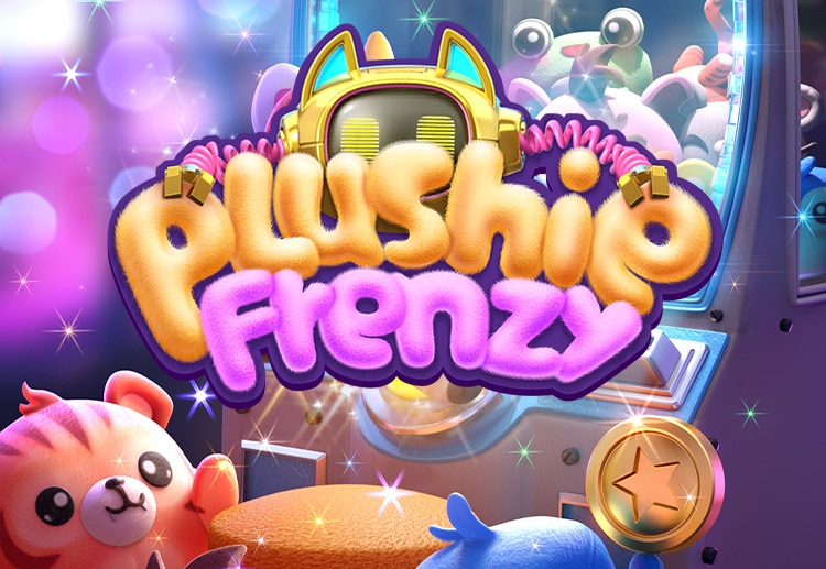 Try your luck with Plushie Frenzy, a five-reel, three-row video slot claw machine inspired game!