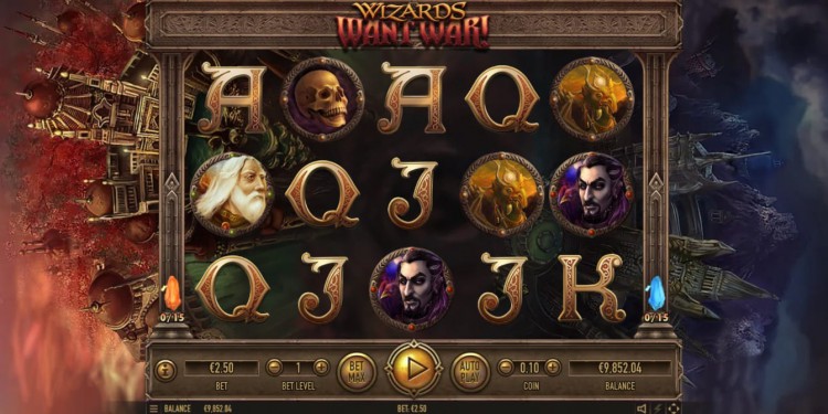 Wizards Want War is a five-reel, three-row game with an RTP of 96-per cent