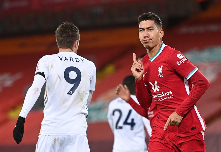 Roberto Firmino scores just his second goal of the Premier League season to seal the win vs Leicester