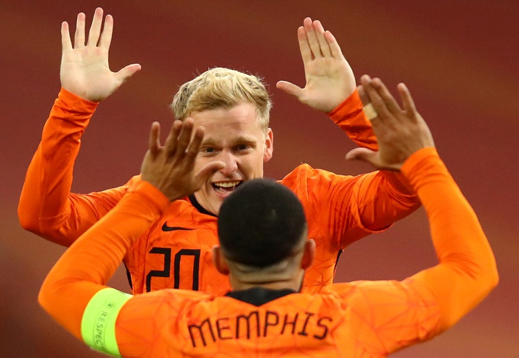 Donny van de Beek kembali cetak gol untuk Belanda di laga persahabatan lawan Spanyol