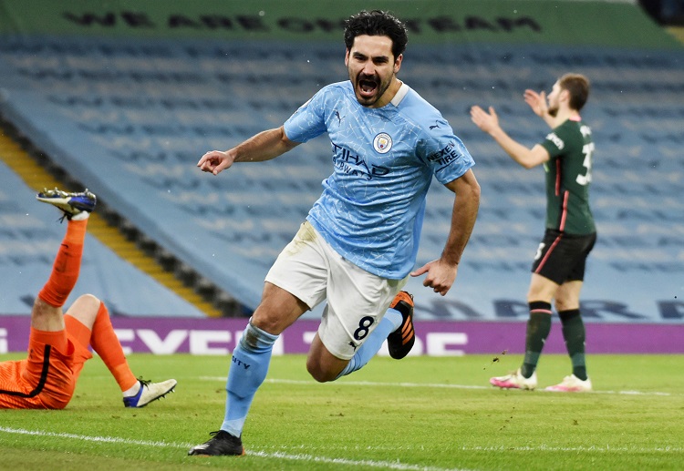 Ilkay Gundogan is the highest scorer in the Premier League so far in 2021 with nine goals in nine games