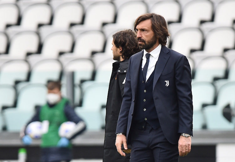 Andrea Pirlo is determined for Juventus to get a Serie A win against Torino at Olympic Grande Torino Stadium