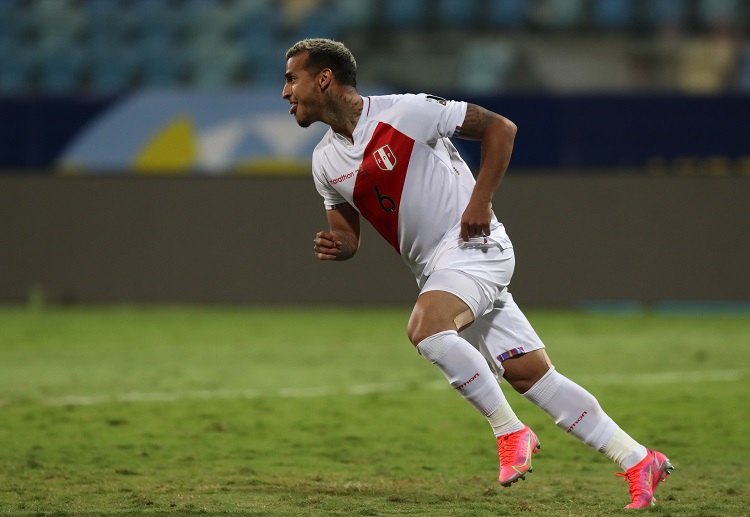 Miguel Trauco’s penalty score has sent Peru to the Copa America semi-finals