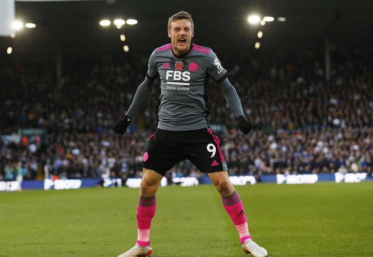 Jamie Vardy jadi andalan Leicester City di Premier League musim ini