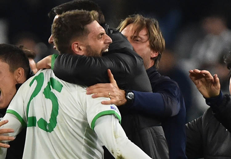 Can Domenico Berardi score a goal against AC Milan in their upcoming Serie A clash?