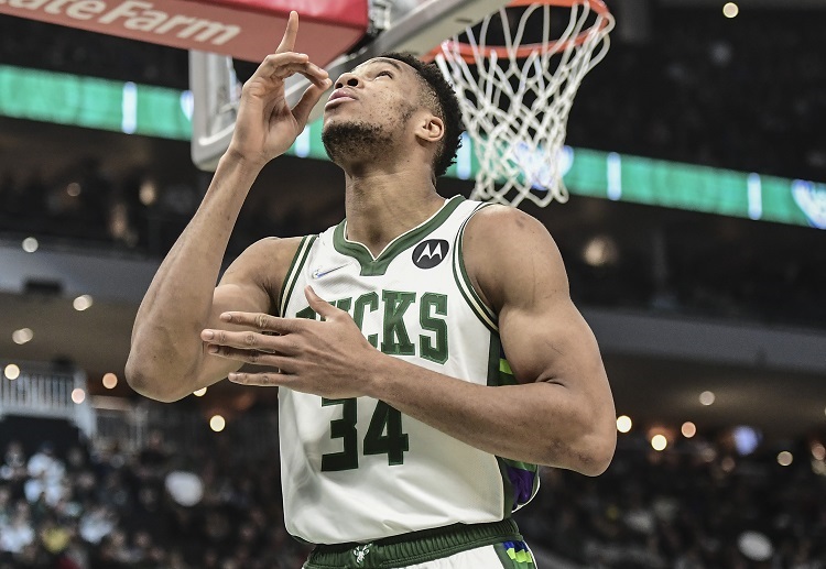 Giannis Antetokounmpo cetak 36 poin di NBA melawan Boston Celtics.