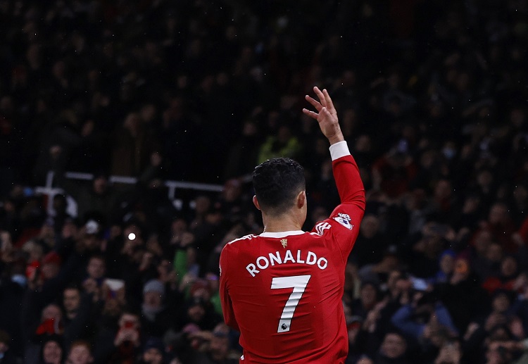 Manchester United's Cristiano Ronaldo scored a brace during a Premier League match against Arsenal