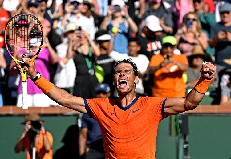 Rafael Nadal defeats Sebastian Korda in the BNP Paribas Open