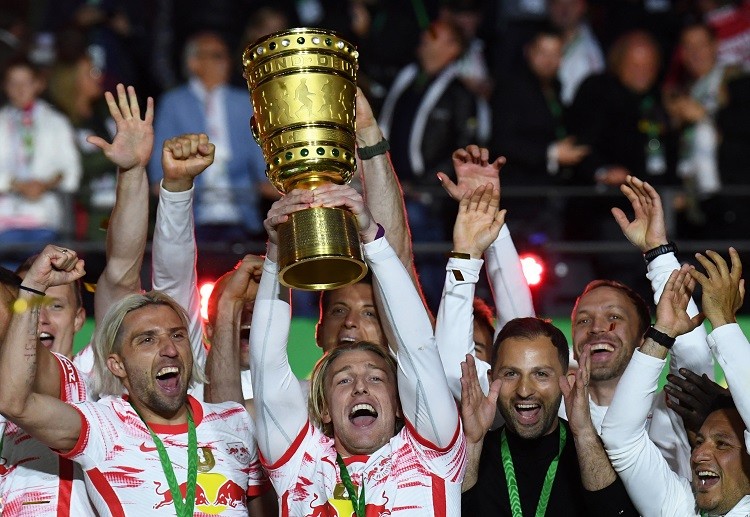 RB Leipzig menang DFB Pokal melawan Freiburg.