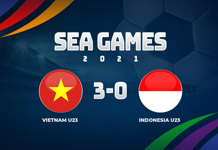 Vietnam U23 berada di posisi kedua klasemen sementara Sea Games 2022
