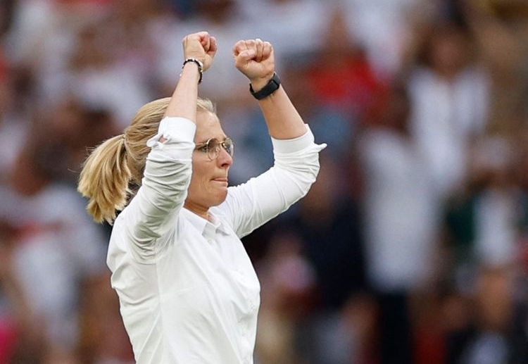 Head coach Sarina Wiegman leads England against Germany in Women's Euro 2022 final