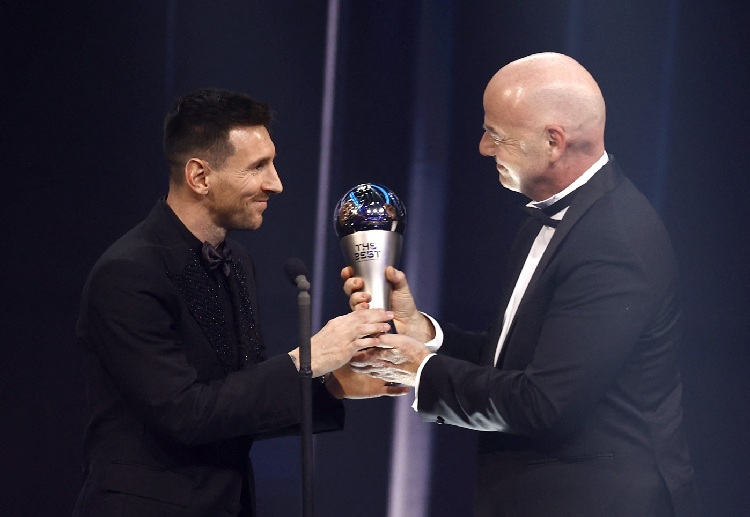 Lionel Messi selevel Cristiano Ronaldo di ajang The Best FIFA Football Award