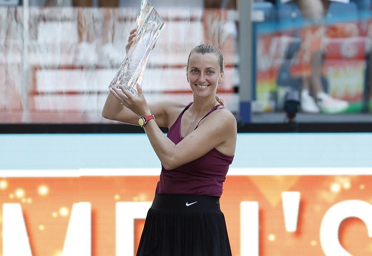 Petra Kvitova won her first Miami Open title with a straight sets victory over Elena Rybakina