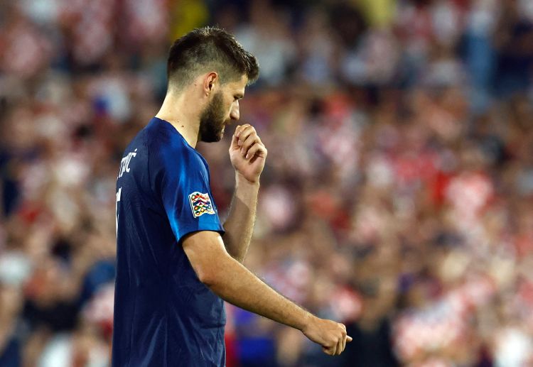 Bruno Petkovic failed to convert the penalty during shootout in Croatia's UEFA Nations League final match against Spain