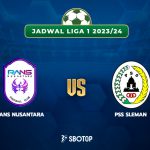 Taruhan Liga 1: RANS Nusantara FC vs PSS Sleman