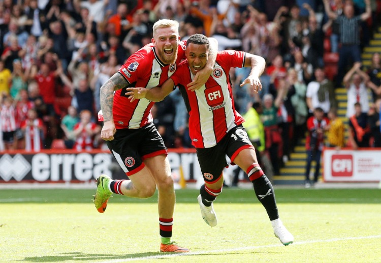 Cameron Archer has scored his Premier League debut goal for Sheffield United against Everton