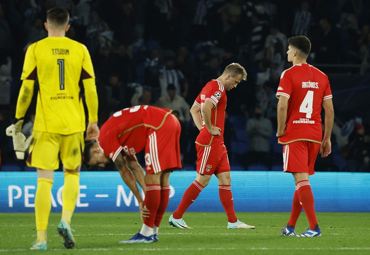 Benfica will be eager to get out of their losing skid when they face Inter Milan in the Champions League