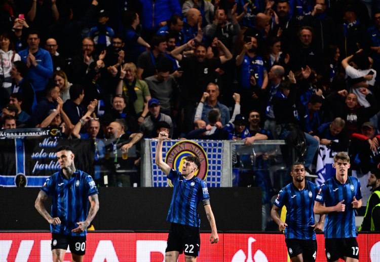 Atalanta đang xếp thứ 5 trên BXH Serie A