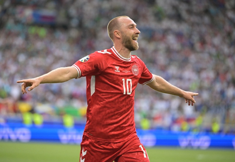 Euro 2024: Christian Eriksen scores a goal for Denmark