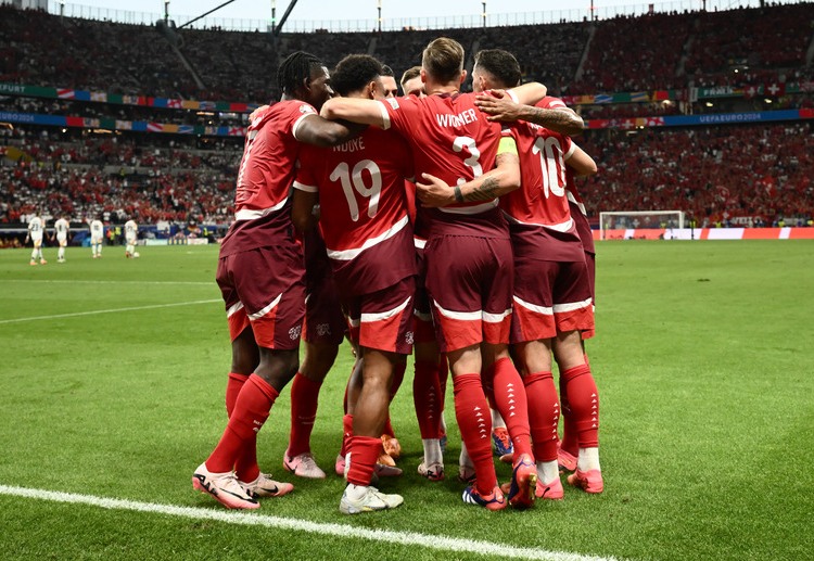 Dan Ndoye has scored a first-half goal for Switzerland during their Euro 2024 match against Germany