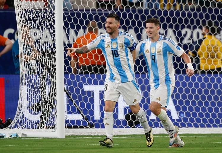 Argentina look to defend their Copa America title against Colombia