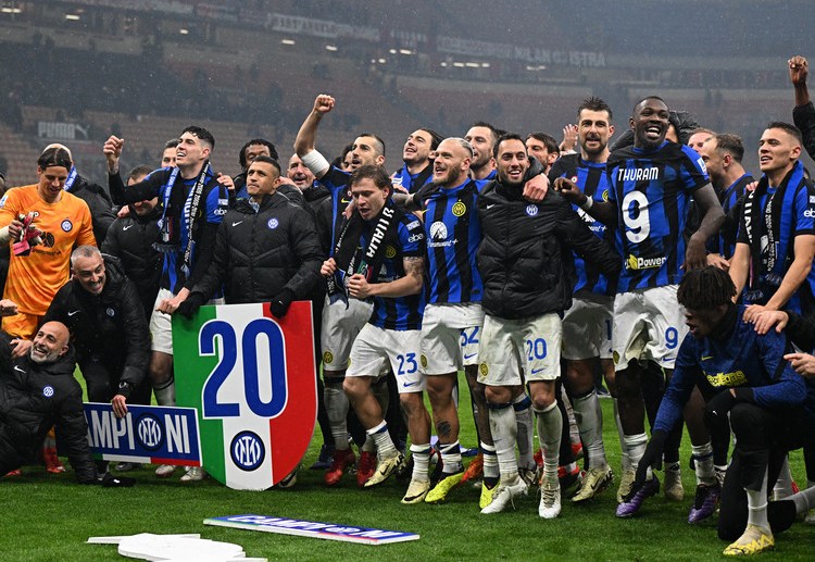 Inter Milan became the second team to win 20 Serie A titles