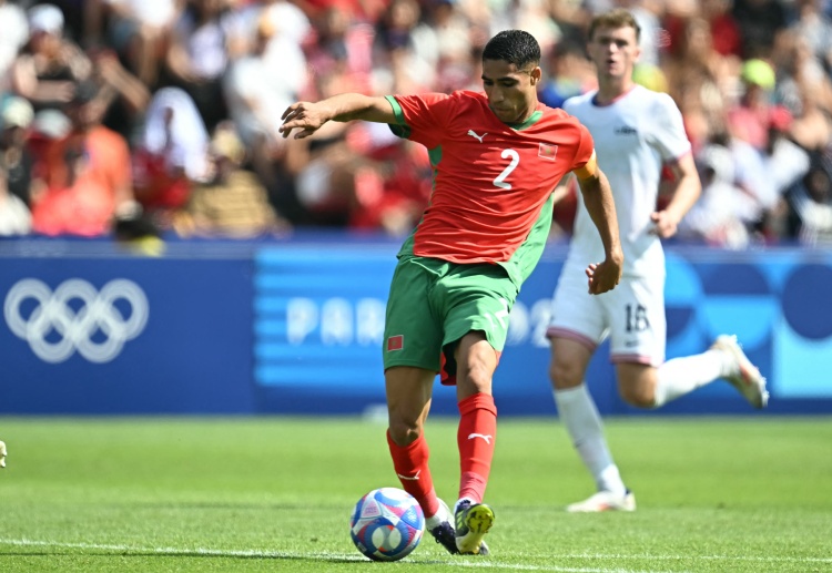 Achraf Hakimi on target as Morocco thrashed the USA in the men's Olympics 2024 quarter-final match