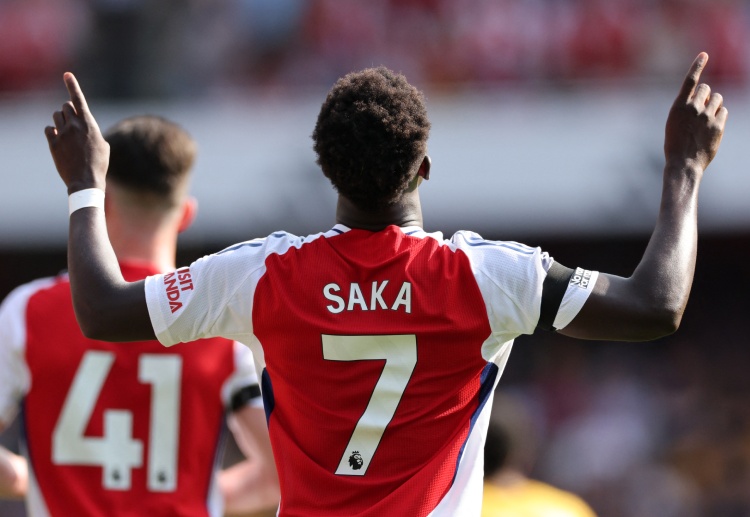 Bukayo Saka berpeluang cetak gol di pekan ke-6 Premier League