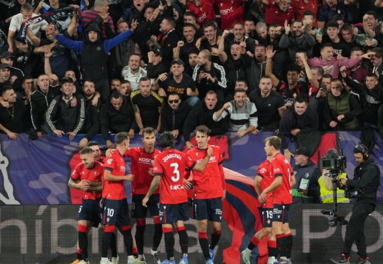 Osasuna là CLB đang có khởi đầu trên kỳ vọng ở La Liga